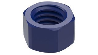 Hex Nuts 3 1/4-4 x 3-3/16 in A194 2H Steel