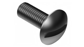 Small Parts 584263 Steel Truss Head Machine Screw, Zinc Plated, Meets ASME B18.6.3, Slotted Drive, #6-32 Thread Size, 1-1/2\" Length, Fully Threaded, Imported (Pack Of 100