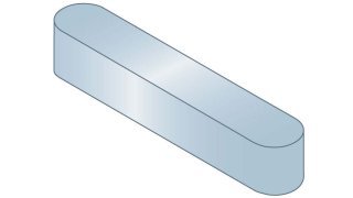 Machine Key M5 x 5 x 40 Form B CS Z3 UN