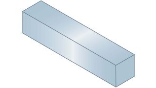 Metric Rectangular Key Stock MAK-A-KEY Key Stock 5/16 x 5/16 x 1 ft Cbn Steel ZC Trv Unsz
