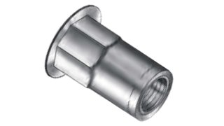 AVK Threaded Insert Hex AH 1/4-20 x 165 Stainless Open End
