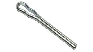 800pc Cotter Pins – 1/8 X 1-1/4 Extended Prong, Zinc Plated Steel, Lexar Industrial