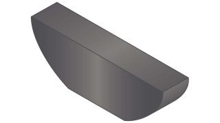 Woodruff Machine Key 5/16 x 2-3/4 Carbon Steel