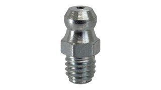 Triv Yellow Grease Fitting Zerk M6x1 Taper Thread Steel Zinc Yellow Triv