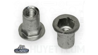 AVK Threaded Insert Hex AH M6-1 x 4.2 ZC Triv Open End