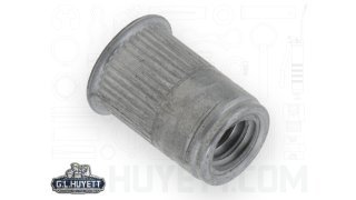 AVK Threaded Insert Knurled AK 1/4-20 x 165 Alum Open End