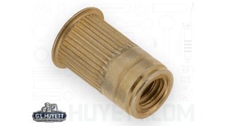 AVK Threaded Insert Knurled AL 1/4-20 x 260 ZY Triv Open End