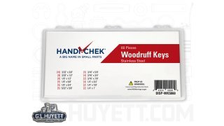 EJ.life Woodruff Key Set Kit D'assortiment De Clés En Bois 80 Pièces En
