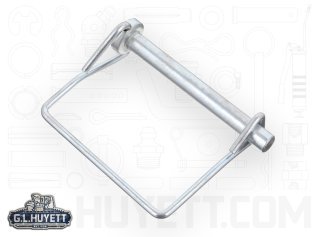 Safety Locking Pin 3/8” - For 2” Square Tube. Chrome