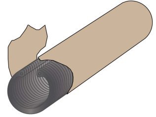 Housing Retaining Ring Internal M28 Spring Steel PH