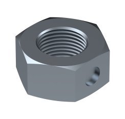 1/2-13 Hex Reverseable Lock Nuts Steel Zinc Plated (100