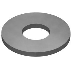 25 Rondelle Piatte Extra Spesse 1/2" Grado 8 SAE Zincate Gialle