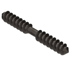 Threaded Dowel Screws 1/4 x 1-1/2 in Steel