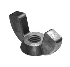 Wing Nuts M4 x .7 x 13/32 in Steel ZC3