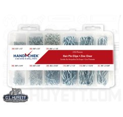 Hair Pin Assortment Carbon Steel Zinc Clear 276 Piece
