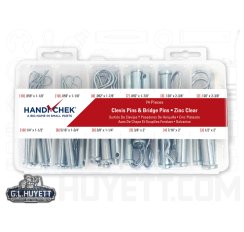 Clevis and Bridge Pin Assortment Carbon Steel PL 74 Piece