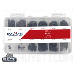E-Clip Assortment Carbon Steel PH 300 Piece Handi-Chek