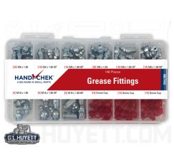 Metric Grease Fitting Assort 140 Piece