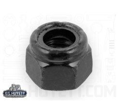 10pcs 3/8"-24 Hex Nut, Nylon Insert, Zinc Plated Steel, Fine Thread - View #8