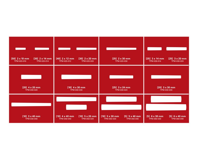 Metric Taper Pin Assortment 350pc