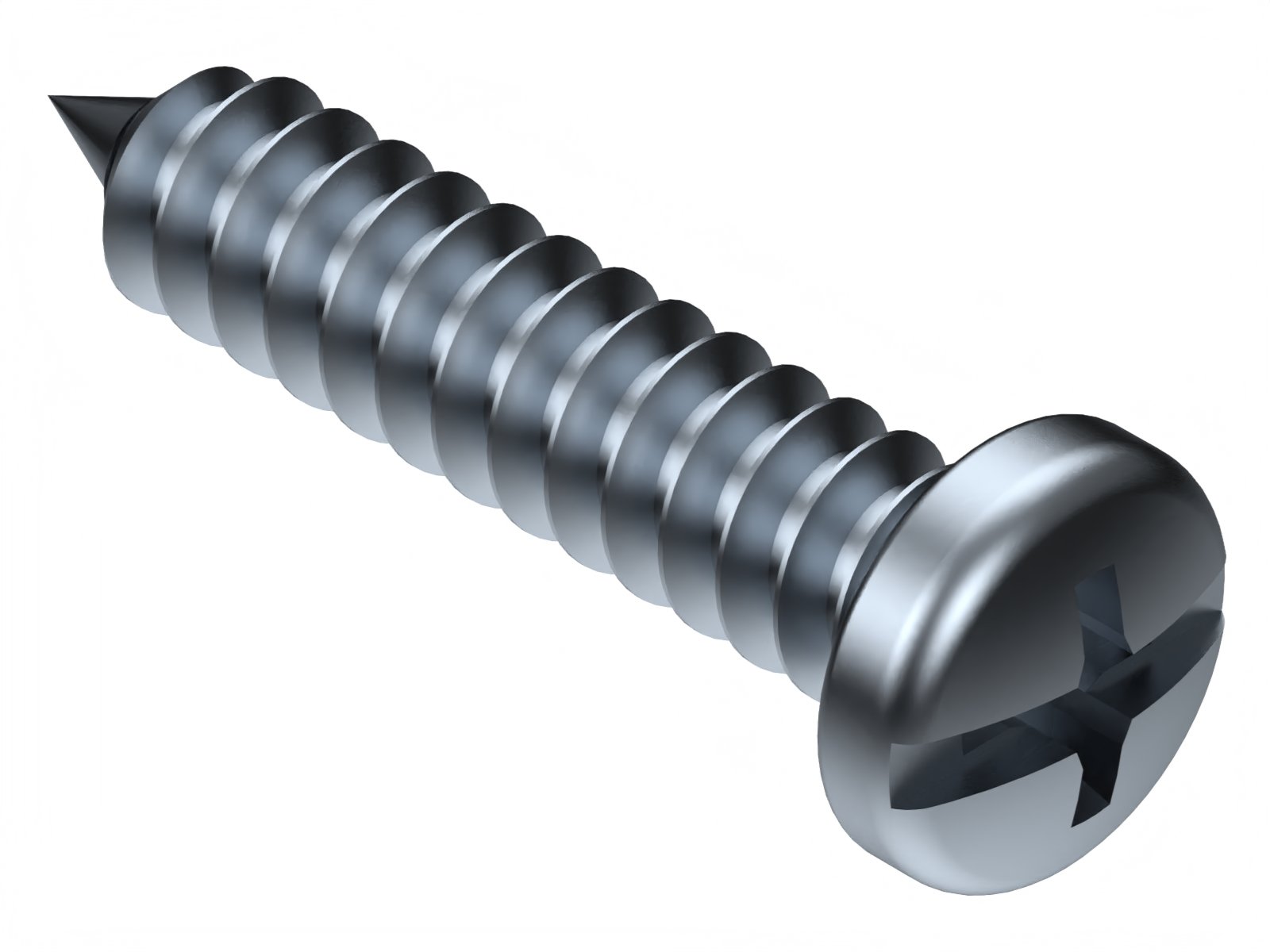 14 X 4 Pan Head Sheet Metal Screws Phillips Drive Stainless Steel 18-8 - 25 Pieces