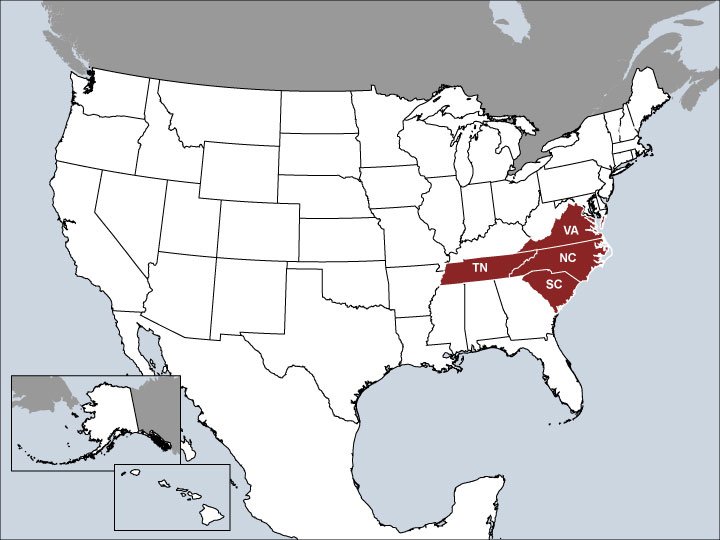 Dewey Oxner Sales Map
