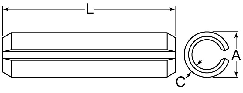 Large Diameter Slotted Spring Pins White Paper